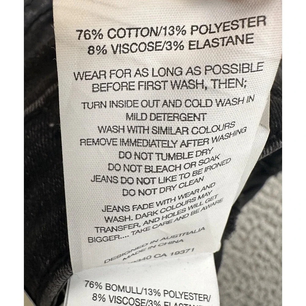Rolla's Westcoast Ankle Jeans Women's Size 25 Black Denim Mid Rise Skinny NEW